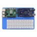 Geekworm 5-in-1 RAB Holder Breadboard Holder ABS Base for Raspberry Pi 5 Ar-duino UNO R3 & Mega 2560