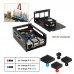 N515 Metal Case with Antenna and Type-C 5V 4A Power Adapter (EU Plug) for Orange Pi 5 Pro/Max/Ultra