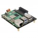 Geekworm X1010 PCIe FFC to Standard PCIe x4 Slot Expansion Board for Raspberry Pi 5 & PCIe Devices