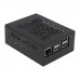 X1002 PCIe to M.2 NVMe SSD Expansion Board + P580 Metal Case + H509 Passive Heatsink + PD27W US Plug