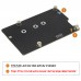 X1002 PCIe to M.2 NVMe SSD Expansion Board + P580 Metal Case + H509 Passive Heatsink + PD27W US Plug