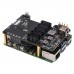 X1009 PCIe to 5-Port SATA Expansion Board + Data Cables + H509 Passive Heatsink + Adapter (EU Plug)