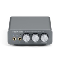 Fosi Audio K5 PRO MINI Stereo DAC Headphone Amp External USB Sound Card for Laptop Music & Gaming
