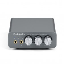 Fosi Audio K5 PRO MINI Stereo DAC Headphone Amp External USB Sound Card for Laptop Music & Gaming