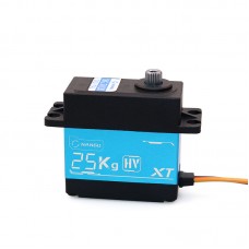 NANGU 25KG 300-Degree Servo Robotic Arm Servo Motor (Blue) with Hardened Aluminum Alloy Gears