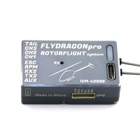 Grey ICM-42688-GY RF Gyroscope PRO Version FPV Racing Drone Accessory for Rotor Flight Helicopter