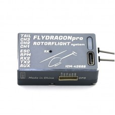 Grey ICM-42688-GY RF Gyroscope PRO Version FPV Racing Drone Accessory for Rotor Flight Helicopter