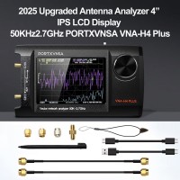 VNA-H4 Plus 50kHz-2.7GHz Portable Handheld Vector Network Antenna Analyzer with 4-inch IPS LCD