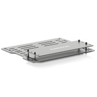SIMSONN Silvery Stainless Steel Base Plate for Plus X Hydraulic Racing Simulation Pedal