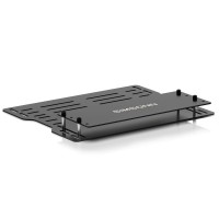 SIMSONN Black Stainless Steel Base Plate for Plus X Hydraulic Racing Simulation Pedal