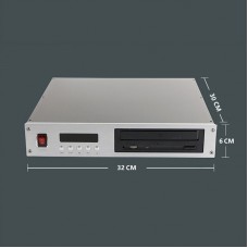 Silvery AC220V Classic IDE Desktop CD Drive to CD Player DIY Kit Modified HiFi CD-ROM Controller with Shell