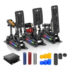 SIMSONN Pro X Ultra Hydraulic Pedals (Accelerator+Clutch+Brake) Racing Game Simulator Pedals