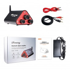 YS-HM3 Bluetooth5.4 HiFi Stereo Digital Power Amplifier 50W+50W High Power TPA3116 Amplifier with Power Adapter
