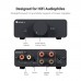 Fosi Audio V3 300Wx2 Mini Power Amplifier TPA3255 + 32V Power Adapter for Passive Bookshelf Speakers