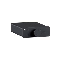 Fosi Audio V3 300Wx2 Mini Power Amplifier TPA3255 + 32V Power Adapter for Passive Bookshelf Speakers