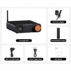 Fosi Audio ZD3 Balanced Audio Decoder HiFi Bluetooth DAC Preamplifier with ES9039Q2M + 12V Adapter