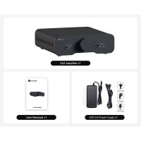 Fosi Audio ZA3 Digital Power Amplifier Hifi Power Amp (Black Knob) with XLR Balanced and RCA Inputs