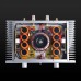 BRZHIFI A1s A1 Series 20W×2 at 8Ω Class-A Amplifier HiFi Power Amp (Silver) for Audiophile Home Use