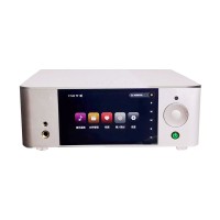 Silvery (Femto Clock Version) AP05S Lossless Audio Player Bluetooth5.0 ARM+FPGA Dual ES9038Q2M DAC 220V