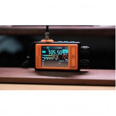 NXP-NANO Portable 65-108MHz FM Radio Receiver TEF6686+ESP32 Main Control with 2.4-inch IPS Touch Screen