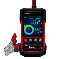 TOOLTOP 2202 Upgraded Version Smart Battery Tester 12V/24V Activated Lead-acid Battery Testing Support Temperature Measurement