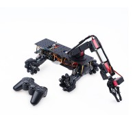 4WD Mecanum Wheel Car Smart Car Chassis (Chassis + Wireless Controller for PS2 + 4DOF Robotic Arm)