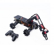 4WD Mecanum Wheel Car Smart Car Chassis (Chassis + Wireless Controller for PS2 + 4DOF Robotic Arm)