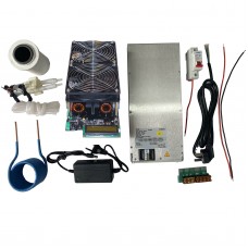 3000W ZVS Induction Heater Kit with 1602 LCD Display Mainboard Crucible and Used 3000W Power Supply