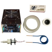 3000W Induction Heater Kit with 2.4" Color Screen Built-in Power Meter and 70mL Graphite Crucible