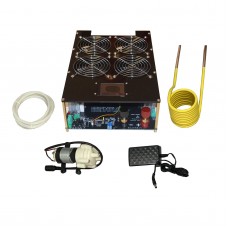 5000W Induction Heater Kit with 4-Fan Mainboard Heating Coil Water Pump and 12V 2A Power Supply