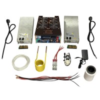 5000W Induction Heater w/ 150mL Crucible Water Pump 12V 2A Power Supply & 48V 3000W Power Supplies