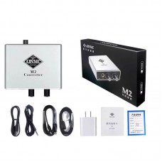 AINMC M2 Stereo Converter Sound Card Converter with OTG Cables for Apple and Android Cellphones
