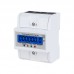 LYD5886 3-Phase 4-Wire 4P 20–80A Mini Energy Meter Digital Electric Meter for 35mm DIN Rail Mount
