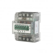 XTM024 3-Phase 4-Wire 4P 5–80A Electric Meter Energy Meter with LCD Display for DIN Rail Mount