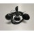 Black Mini Wind Speed Sensor 200KM/H 2-Wire Self Power Generation Air Velocity Transducer
