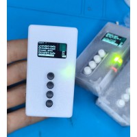 White Mini 5G/2.4G Dual Band WiFi Tester BW16 Development Board WiFi Module with 0.96-inch OLED Screen
