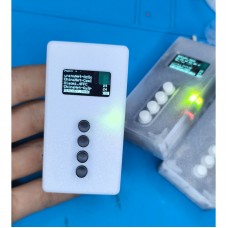 White Mini 5G/2.4G Dual Band WiFi Tester BW16 Development Board WiFi Module with 0.96-inch OLED Screen