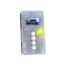 Semi-transparent Mini 5G/2.4G Dual Band WiFi Tester BW16 Development Board WiFi Module with 0.96-inch OLED Screen