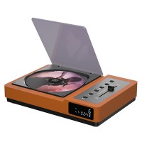 THINKYA R01 Portable Wooden HiFi Retro CD Player Bluetooth5.0 Lossless Audio Player Support Direct Push Volume Adjustment
