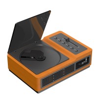 THINKYA Wood-color R02 Retro CD Player 2x1.5W Stereo FM Bi-directional Bluetooth5.0 HiFi Audio Integrated Album Player