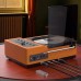 THINKYA Wood-color R02 Retro CD Player 2x1.5W Stereo FM Bi-directional Bluetooth5.0 HiFi Audio Integrated Album Player