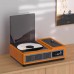 THINKYA Wood-color R02 Retro CD Player 2x1.5W Stereo FM Bi-directional Bluetooth5.0 HiFi Audio Integrated Album Player