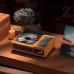THINKYA Wood-color R02 Retro CD Player 2x1.5W Stereo FM Bi-directional Bluetooth5.0 HiFi Audio Integrated Album Player