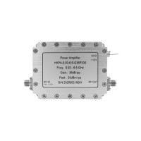 30MHz - 6.5GHz Ultra-wide Band 36dB 2W RF Power Amplifier High Quality RF Accessory with SMA Female Connector