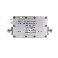 HXLNA-0.5-6-G38P17S 500MHz - 6GHz RF Microwave Low Noise Amplifier 38dB High Quality RF Accessory with SMA Female Connector