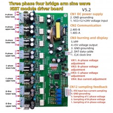 Three-phase Four-leg Sine Wave IGBT Module Driver Board V6.0 Inverter Control Board RS485 Communication