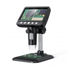 H369 50-1000X Digital Zooming Electron Microscope 2-Million Pixel with 4.3-inch IPS HD Screen Support PC Real-time Transmission