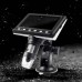 DM7C-B1 50-1000X Digital Zooming Microscope 1-Million Pixel Industrial Electronic Microscope with 4.3-inch Screen