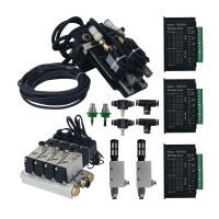 BT2040BA SMT DIY Mountor Connector Nema8 Hollow Shaft Stepper with Driver for Pick Place Double Head