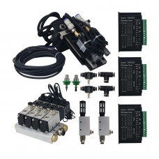 BT2040BA SMT DIY Mountor Connector Nema8 Hollow Shaft Stepper with Driver for Pick Place Double Head